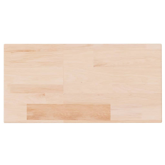 Ripiano 40x20x4 cm Legno Massello di Rovere Non Trattato | homemem39