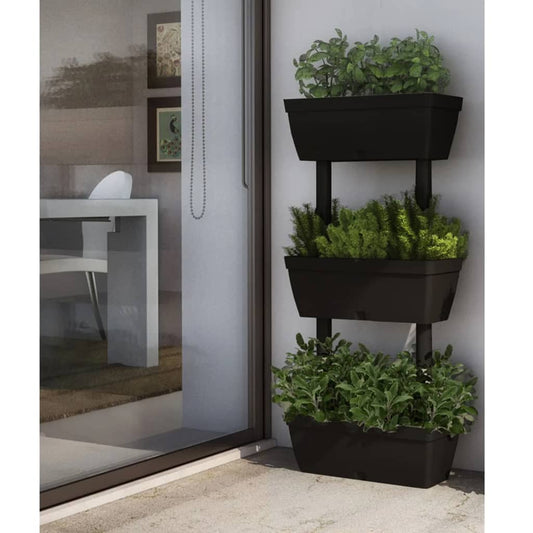 Fioriere da Giardino 6 pz 100 cm Antracite | homemem39