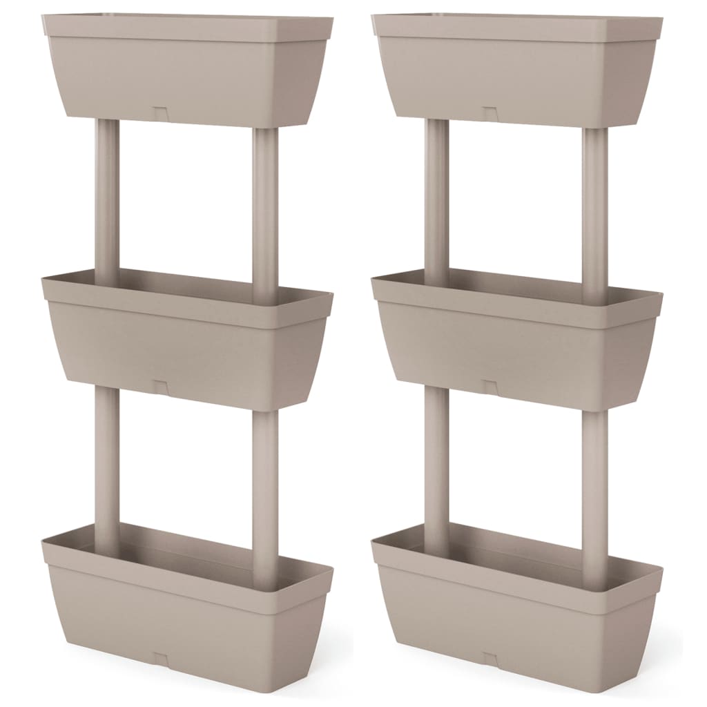 Fioriere da Giardino 6 pz Grigio Talpa | homemem39