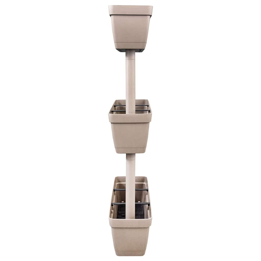 Fioriere da Giardino 6 pz Grigio Talpa