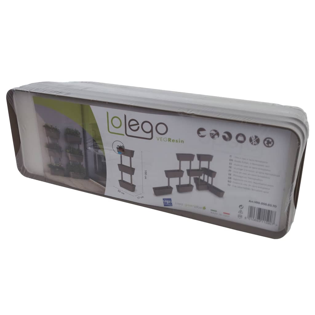 Fioriere da Giardino 6 pz Grigio Talpa | homemem39