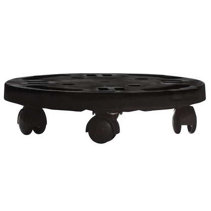 Carrello per Piante con Ruote Diametro 30 cm Nero 170 kg | homemem39