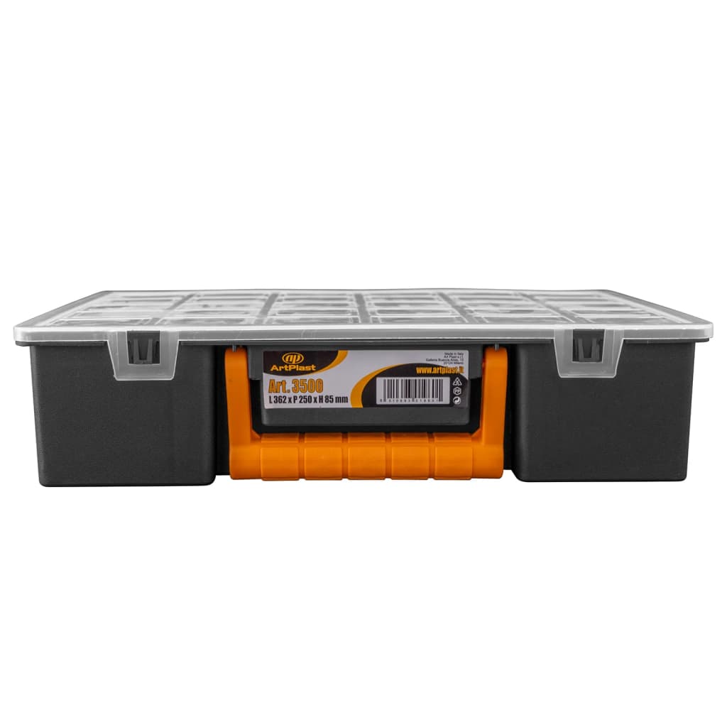 Cassette a Scomparti 2 pz Divisori Rimovibili 360x250x85 mm PP | homemem39