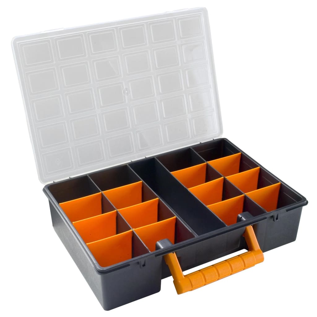 Cassette a Scomparti 2 pz Divisori Rimovibili 360x250x85 mm PP | homemem39