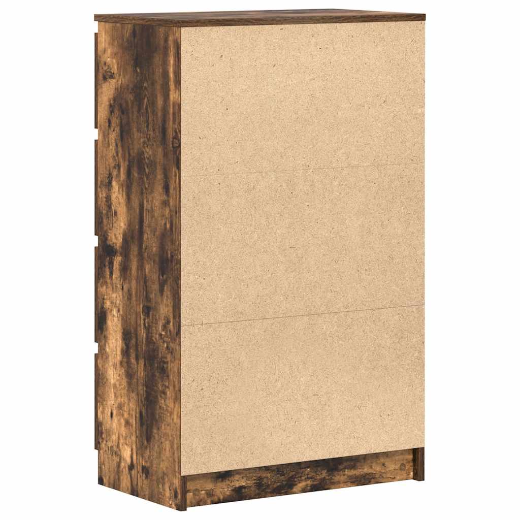 Credenza Rovere Fumo 60x35x98,5 cm in Legno Multistrato - homemem39