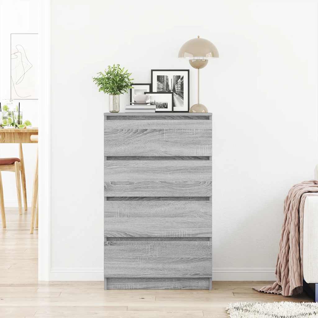 Credenza Grigio Sonoma 60x35x98,5 cm in Legno Multistrato - homemem39