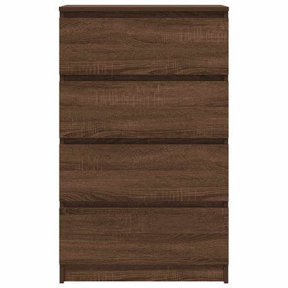 Credenza Rovere Marrone 60x35x98,5 cm in Legno Multistrato - homemem39