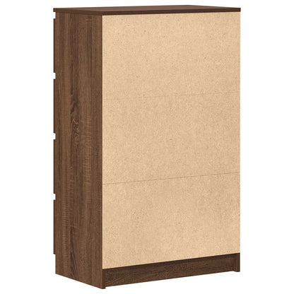 Credenza Rovere Marrone 60x35x98,5 cm in Legno Multistrato - homemem39