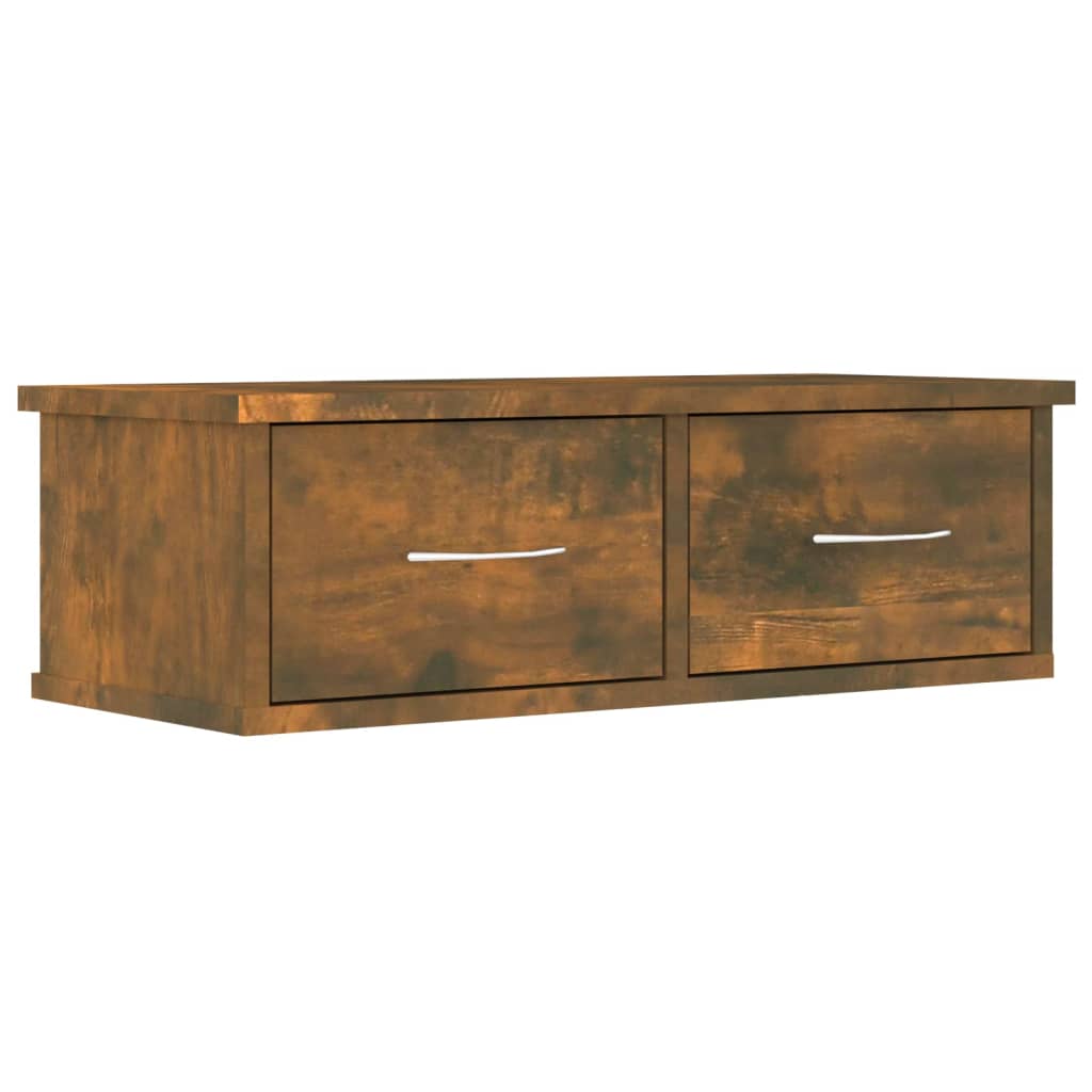 Armadietto Parete Rovere Fumo 60x26x18,5cm Legno Ingegnerizzato | homemem39