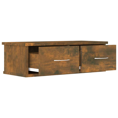 Armadietto Parete Rovere Fumo 60x26x18,5cm Legno Ingegnerizzato | homemem39