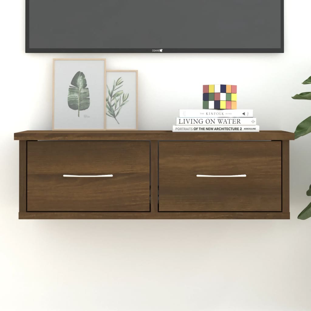 Armadietto Parete Rovere Marrone 60x26x18,5cm Legno Multistrato | homemem39