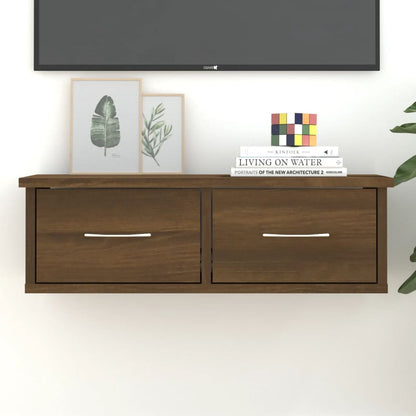Armadietto Parete Rovere Marrone 60x26x18,5cm Legno Multistrato | homemem39