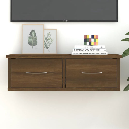 Armadietto Parete Rovere Marrone 60x26x18,5cm Legno Multistrato | homemem39