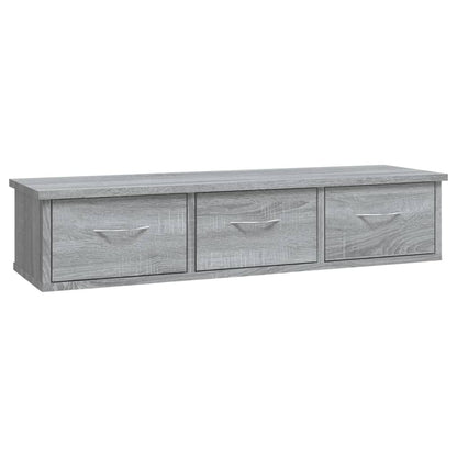 Mobile a Muro Grigio Sonoma 88x26x18,5 cm in Legno Multistrato | homemem39