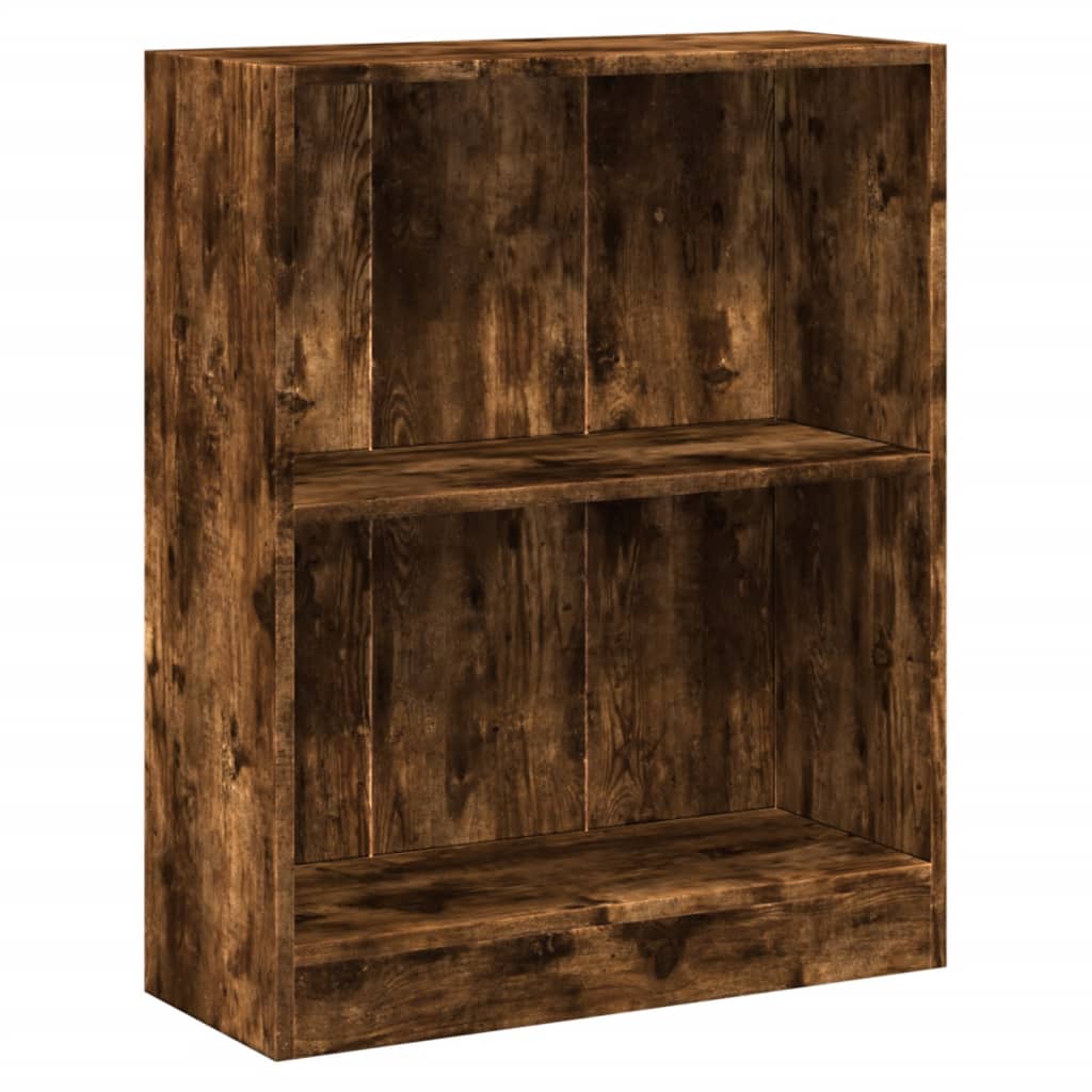 Libreria Rovere Fumo 60x24x76 cm in Legno Multistrato | homemem39