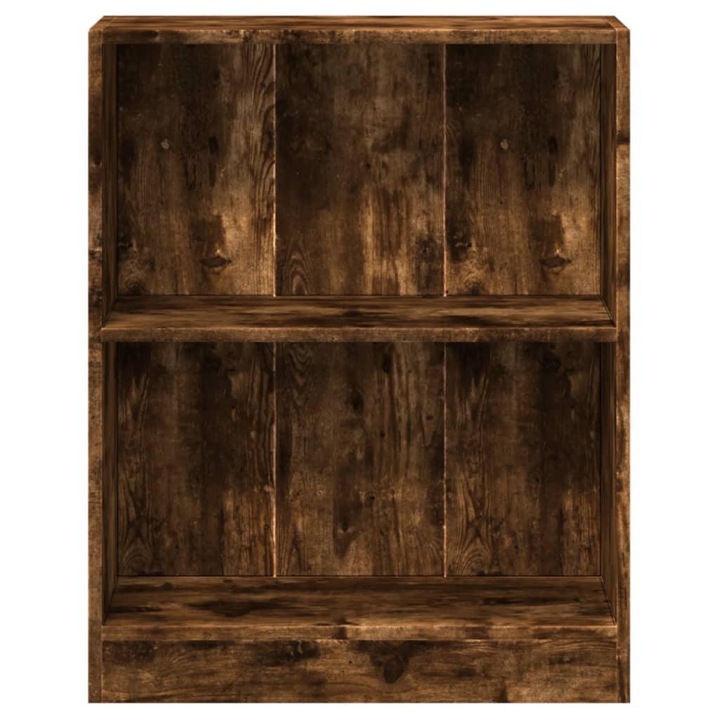 Libreria Rovere Fumo 60x24x76 cm in Legno Multistrato | homemem39