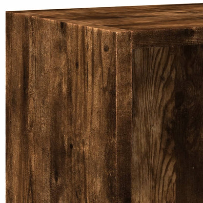 Libreria Rovere Fumo 60x24x76 cm in Legno Multistrato | homemem39