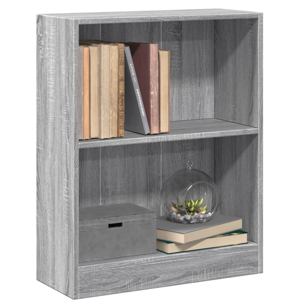 Libreria Grigio Sonoma 60x24x76 cm in Legno Multistrato | homemem39