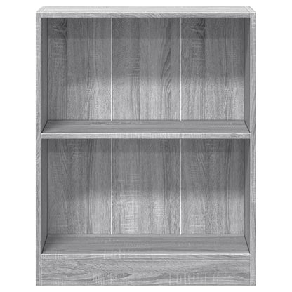Libreria Grigio Sonoma 60x24x76 cm in Legno Multistrato | homemem39