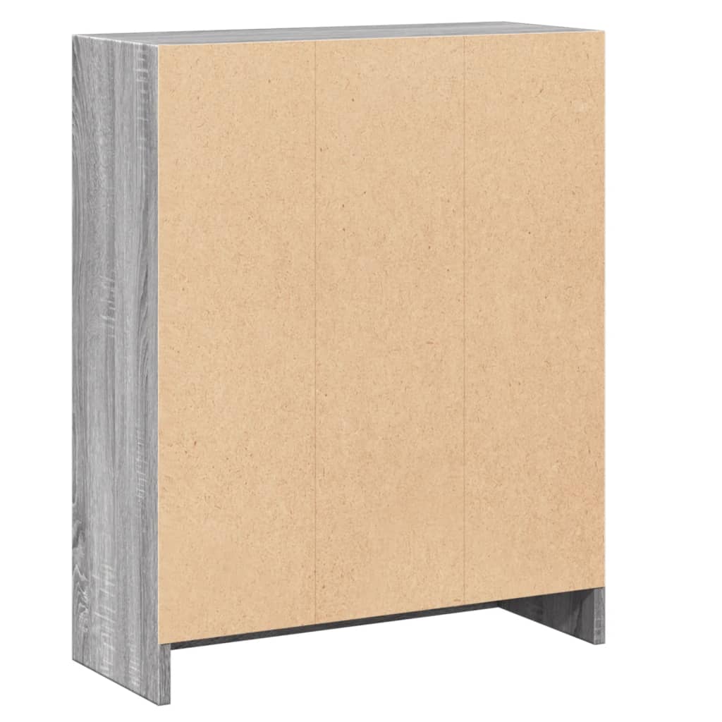 Libreria Grigio Sonoma 60x24x76 cm in Legno Multistrato | homemem39