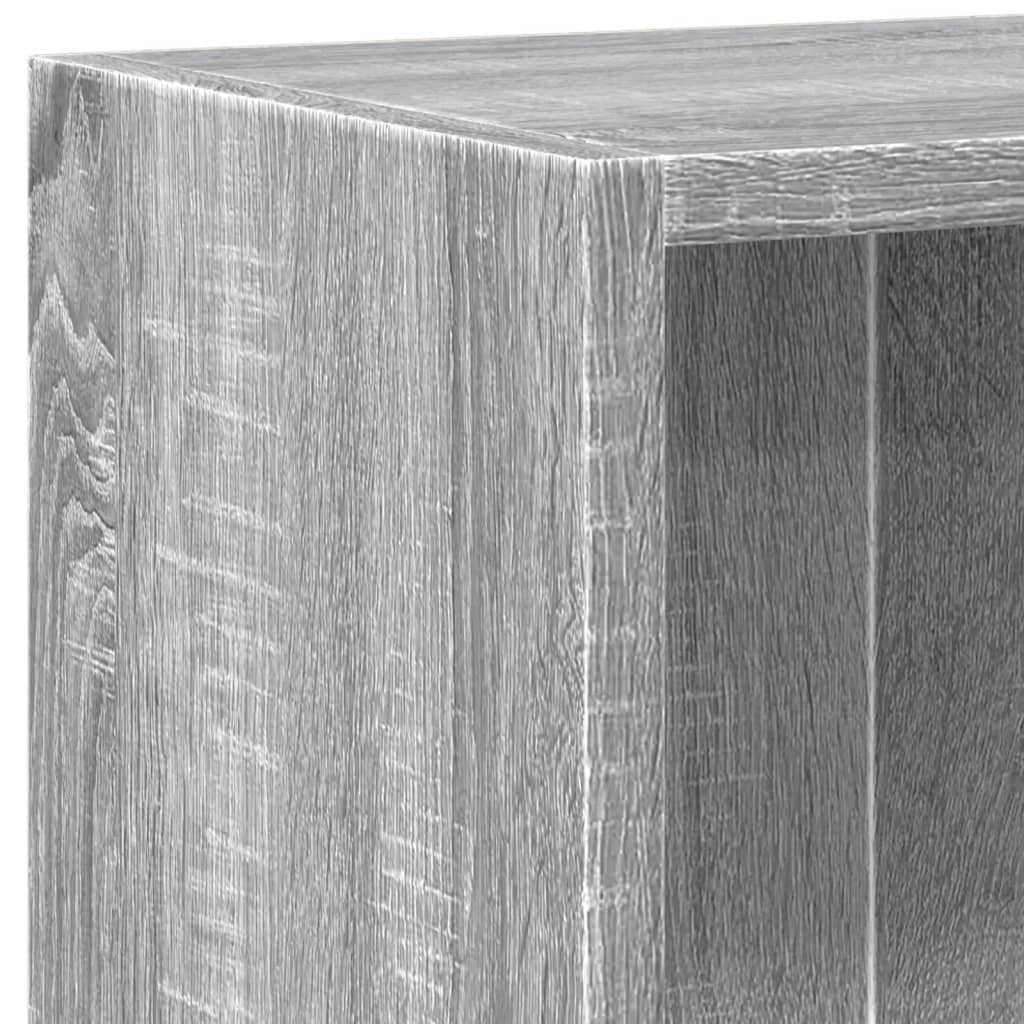 Libreria Grigio Sonoma 60x24x76 cm in Legno Multistrato | homemem39