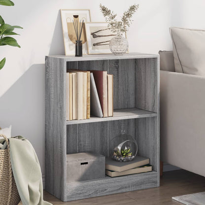 Libreria Grigio Sonoma 60x24x76 cm in Legno Multistrato | homemem39