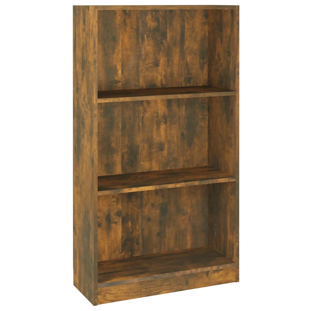 Libreria Rovere Fumo 60x24x109 cm in Legno Multistrato | homemem39