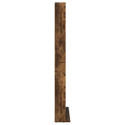 Mobile Porta CD Rovere Fumo 102x23x177,5 cm Legno Multistrato - homemem39