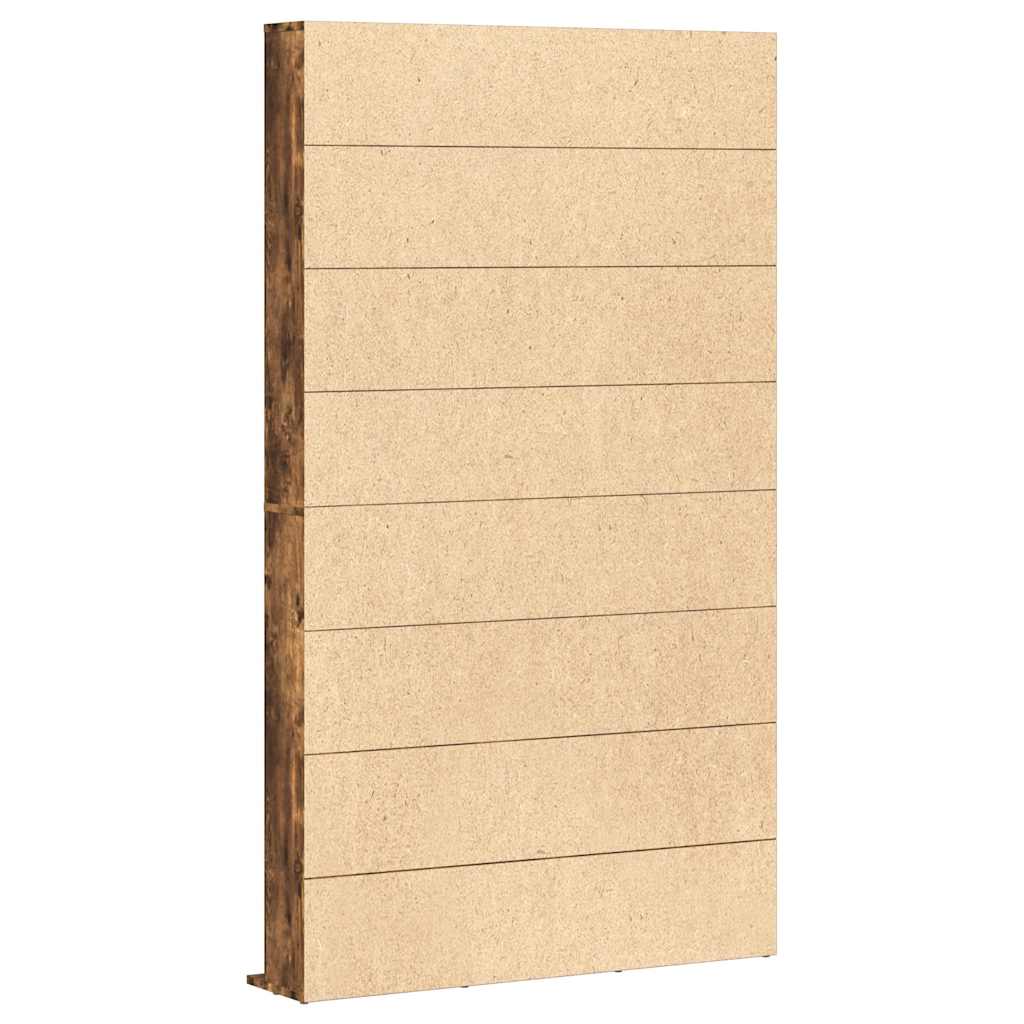 Mobile Porta CD Rovere Fumo 102x23x177,5 cm Legno Multistrato - homemem39