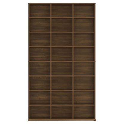 Mobile Porta CD Rovere Marrone 102x23x177,5cm Legno Multistrato - homemem39