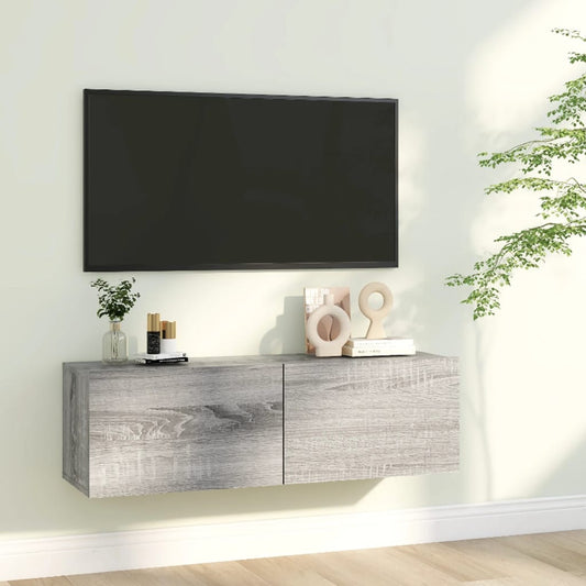 Libreria Grigio Sonoma 100x30x30 cm in Legno Ingegnerizzato - homemem39