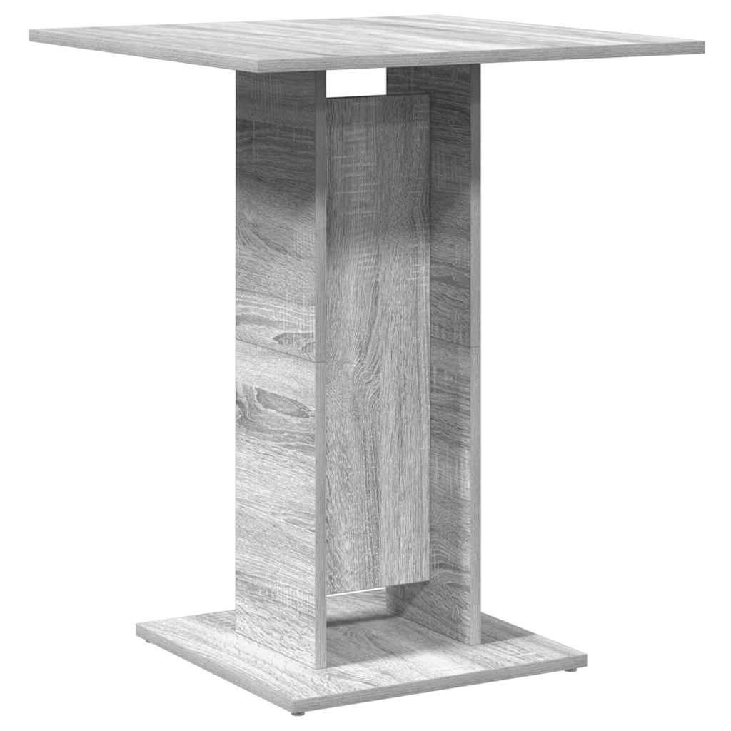 Tavolo da Bistrot Grigio Sonoma 60x60x75 cm Legno Multistrato - homemem39