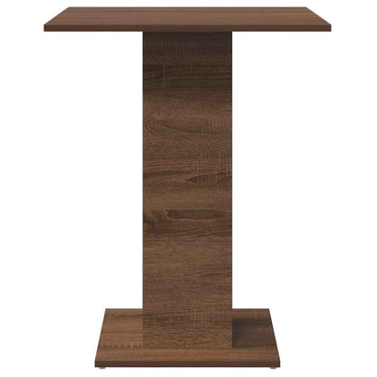 Tavolo da Bistrot Rovere Marrone 60x60x75 cm Legno Multistrato - homemem39