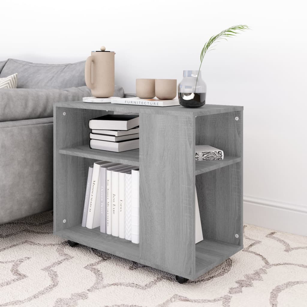Sonoma Gray Coffee Table 70x35x55 cm Plywood