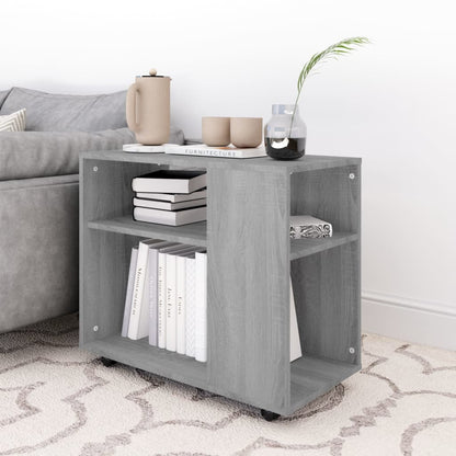 Sonoma Gray Coffee Table 70x35x55 cm Plywood