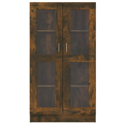 Mobile Vetrina Rovere Fumo 82,5x30,5x150cm in Legno Multistrato | homemem39