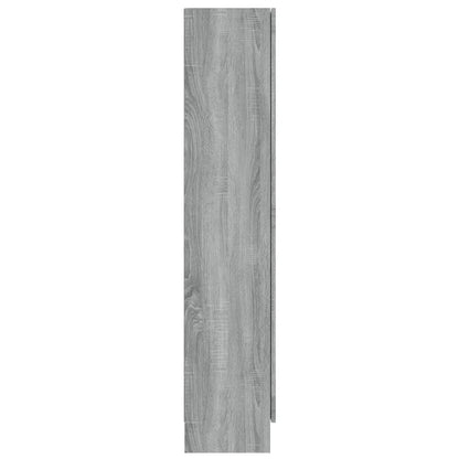 Mobile Vetrina Grigio Sonoma 82,5x30,5x150 cm Legno Multistrato | homemem39
