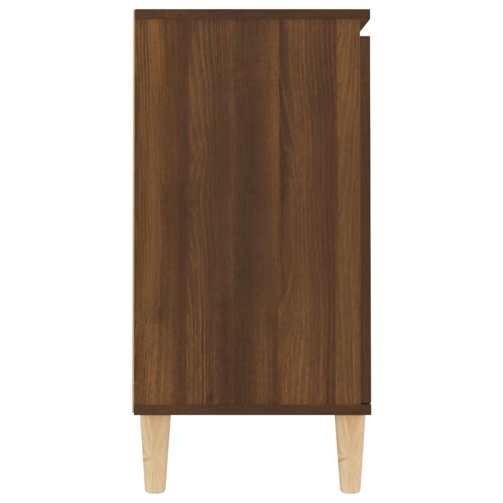 Credenza Rovere Marrone 101x35x70 cm in Legno Ingegnerizzato - homemem39