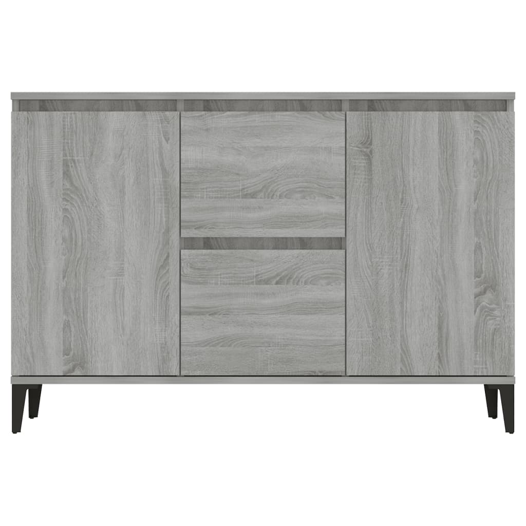 Credenza Grigio Sonoma 102x35x70 cm in Legno Multistrato - homemem39