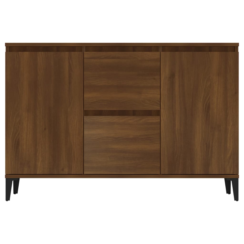 Credenza Rovere Marrone 102x35x70 cm in Legno Ingegnerizzato - homemem39