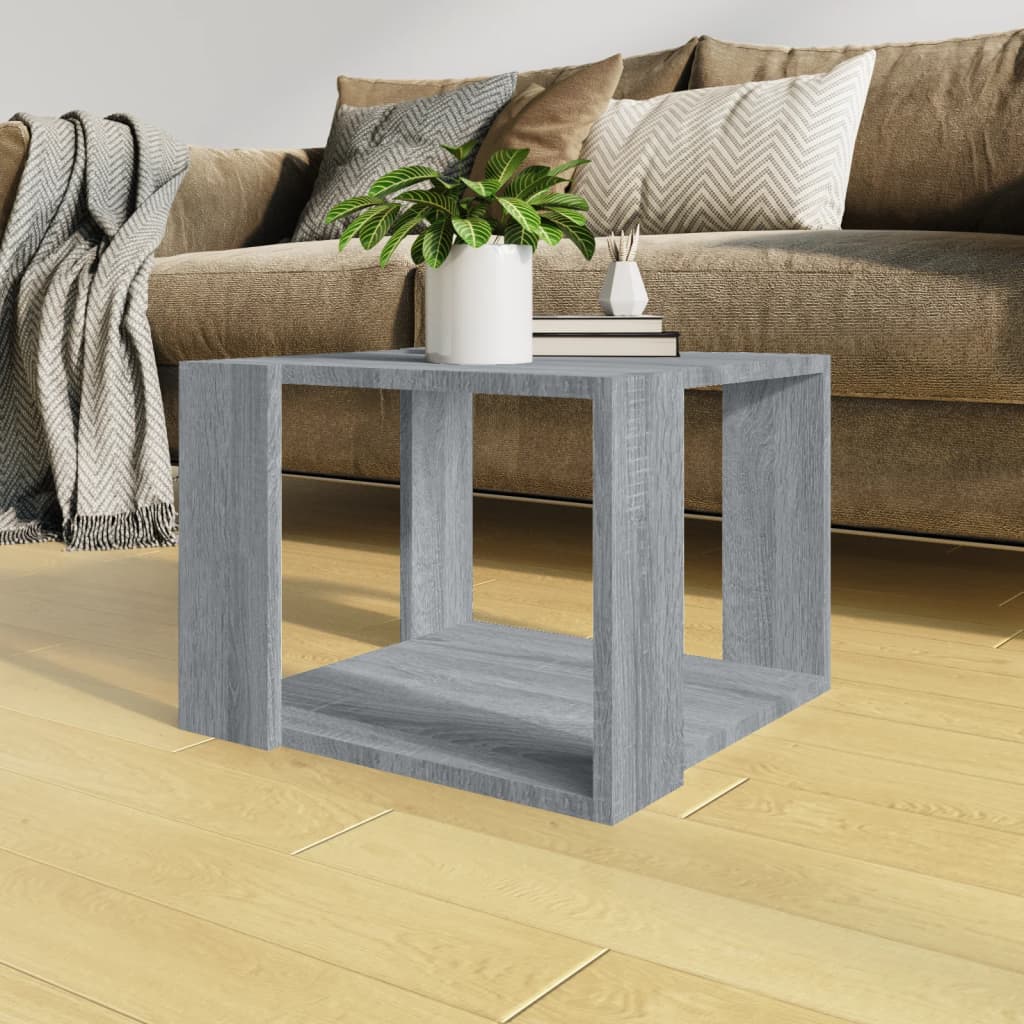 Tavolino Salotto Grigio Sonoma 40x40x30cm Legno Ingegnerizzato | homemem39