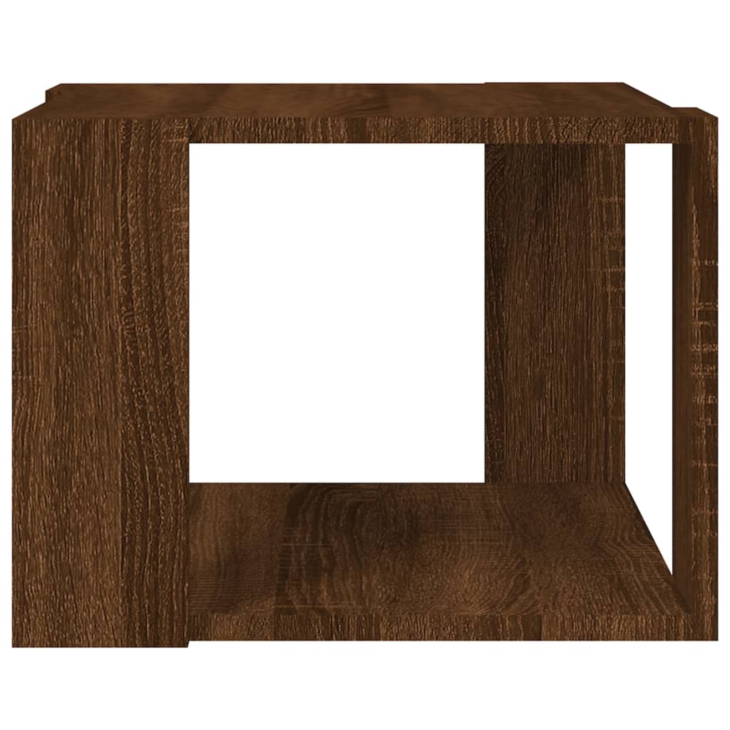 Tavolino Salotto Rovere Marrone 40x40x30cm Legno Ingegnerizzato | homemem39