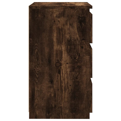 Comodini Rovere Fumo 2 pz 40x35x62,5 cm in Legno Multistrato - homemem39