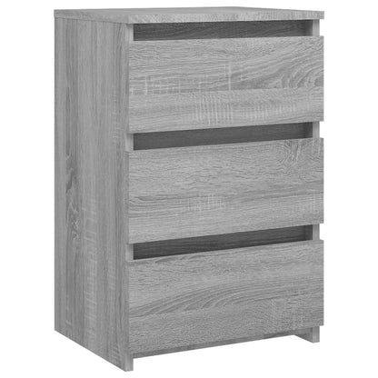 Comodino Grigio Sonoma 40x35x62,5 cm in Legno Multistrato - homemem39