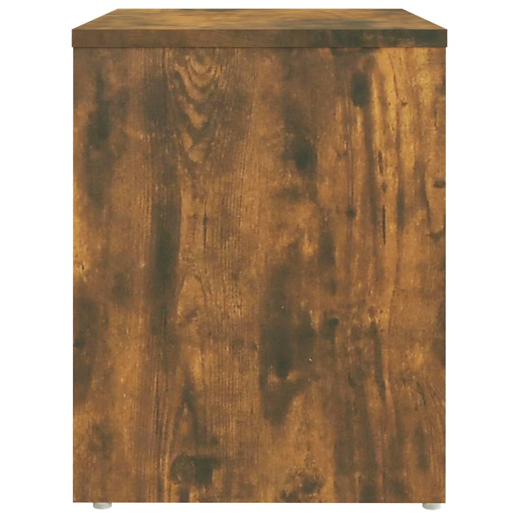 Comodini Rovere Fumo 2 pz 40x30x40 cm in Legno Multistrato - homemem39