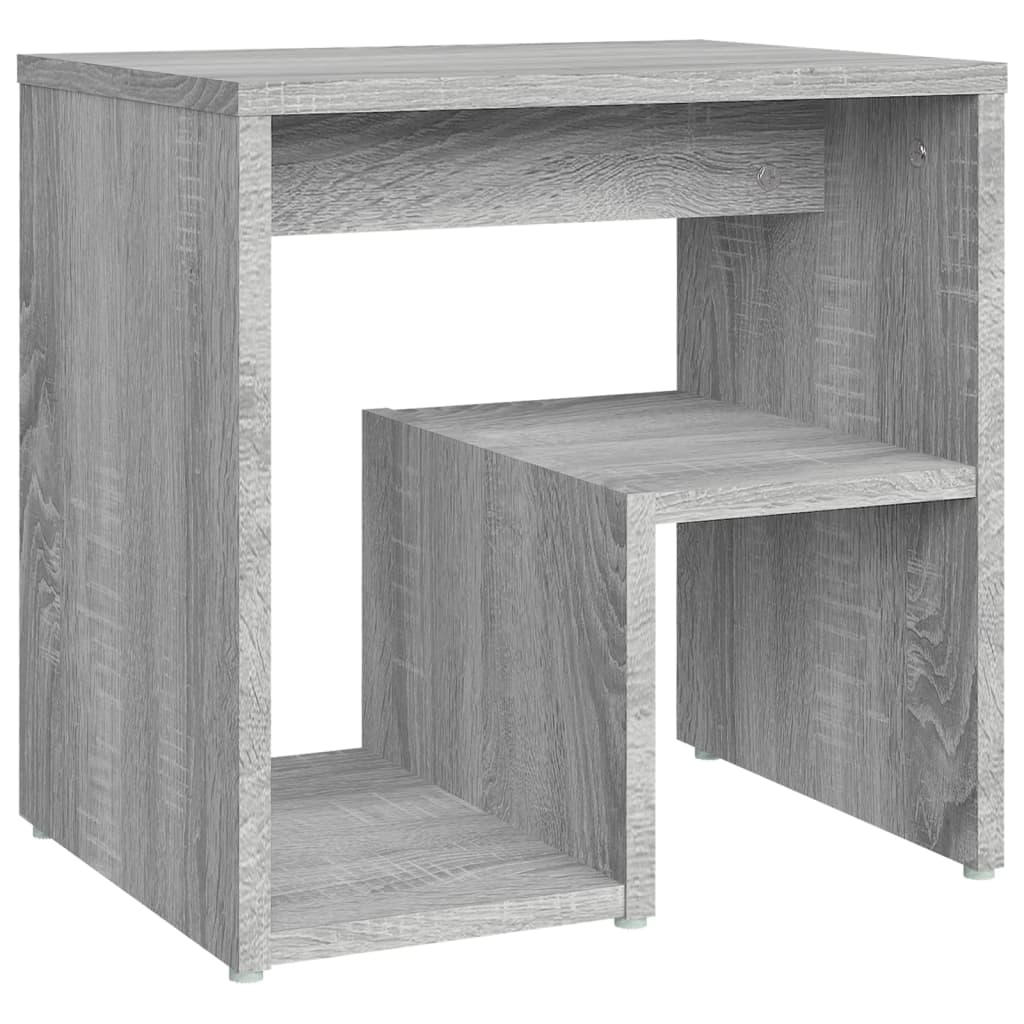 Comodino Grigio Sonoma 40x30x40 cm in Legno Multistrato - homemem39