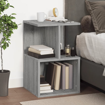 Comodini 2 pz Grigio Sonoma 35x35x55 cm in Legno Multistrato - homemem39
