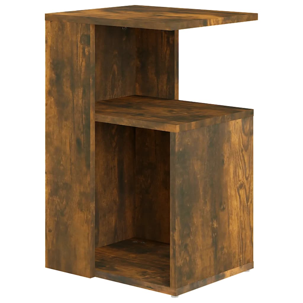 Tavolino da Salotto Rovere Fumo 36x30x56cm Legno Multistrato - homemem39