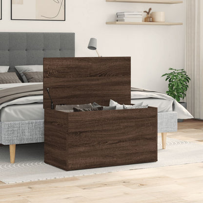 Cassapanca Rovere Marrone 84x42x46 cm in Legno Ingegnerizzato