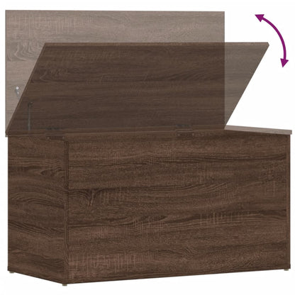 Cassapanca Rovere Marrone 84x42x46 cm in Legno Ingegnerizzato
